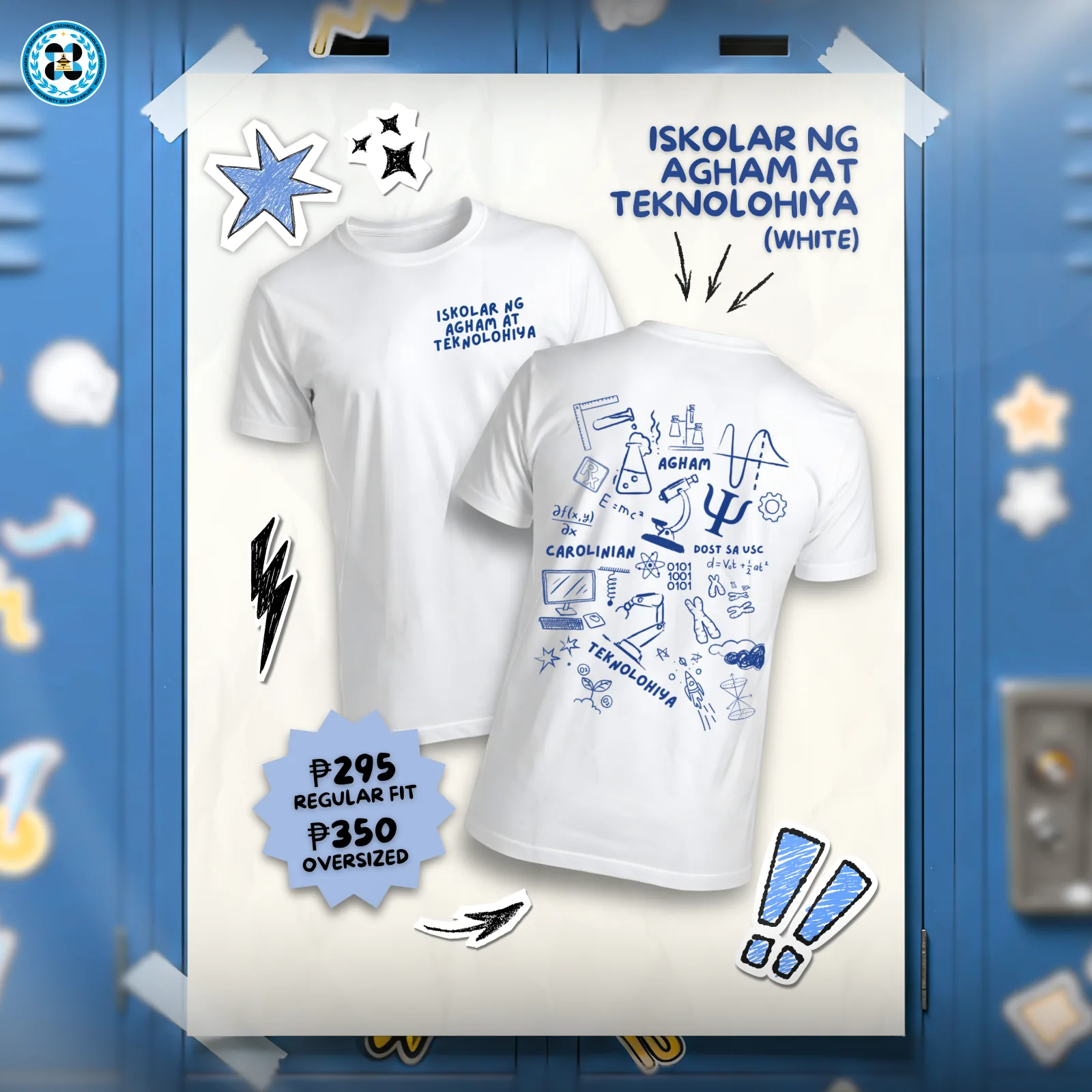 Iskolar Ng Agham At Teknolohiya (White)