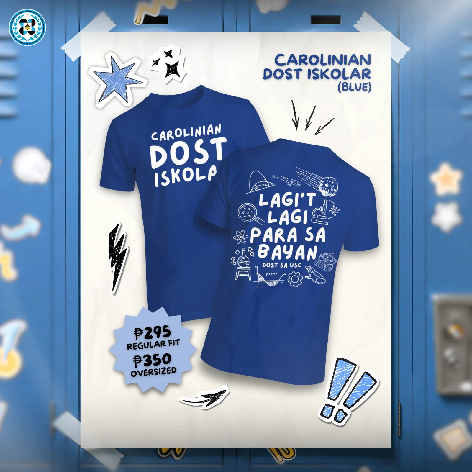 Carolinian DOST Iskolar (Blue)