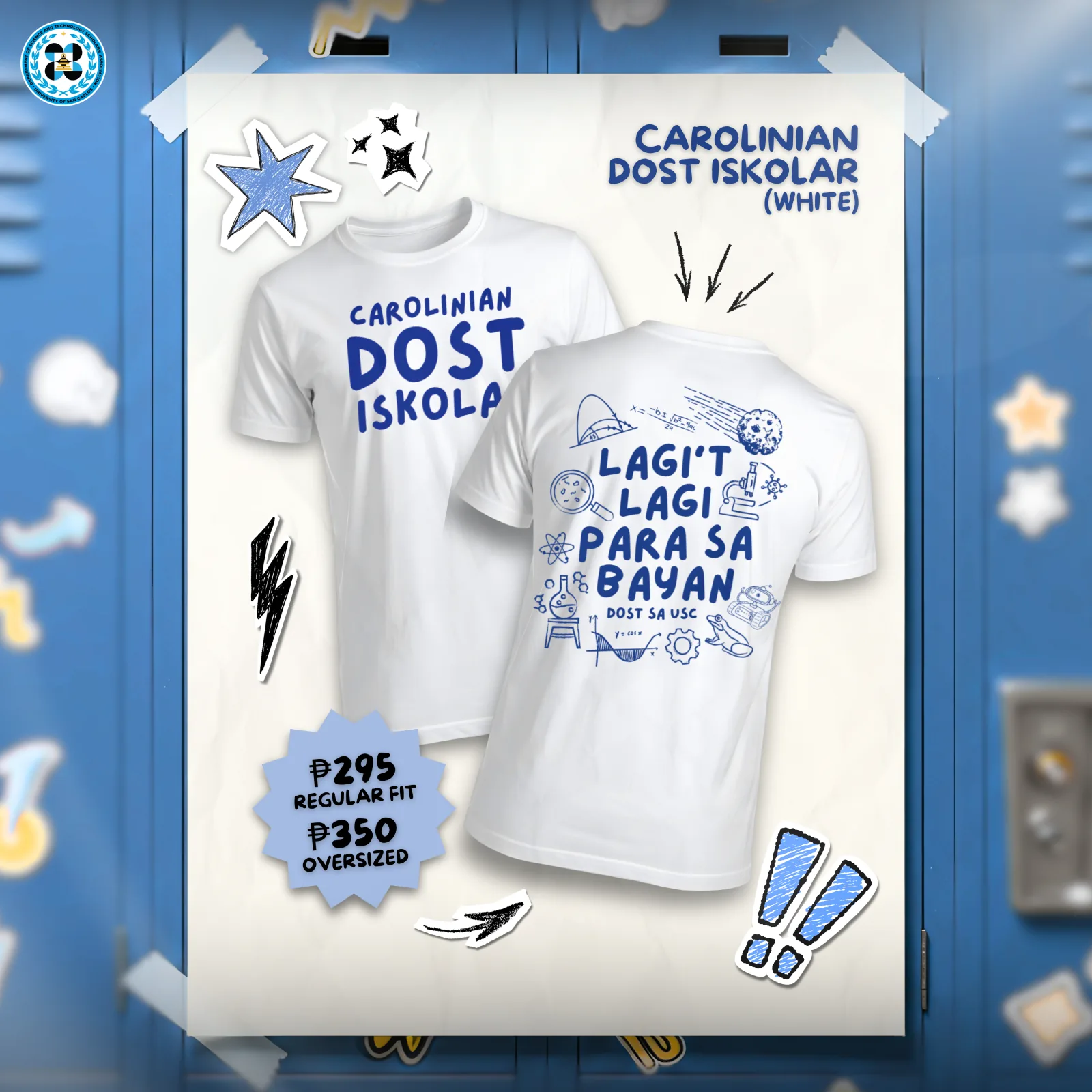 Carolinian DOST Iskolar (White)