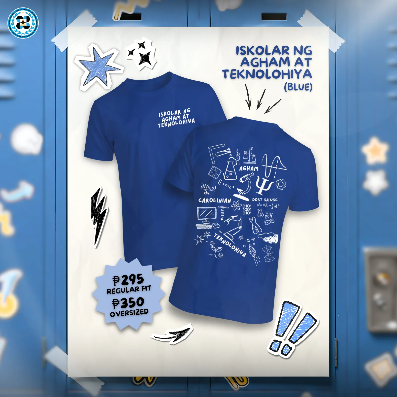 Iskolar Ng Agham At Teknolohiya (Blue)